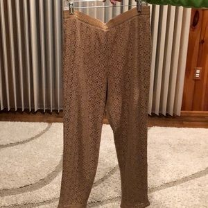 Chico’s Lace Tan Pants